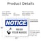 Signmission Safety Culture Sign, 24 in Width, Plastic, Rectangle OS-2PACK-NS-P-1824-L-18950 - alternate 6
